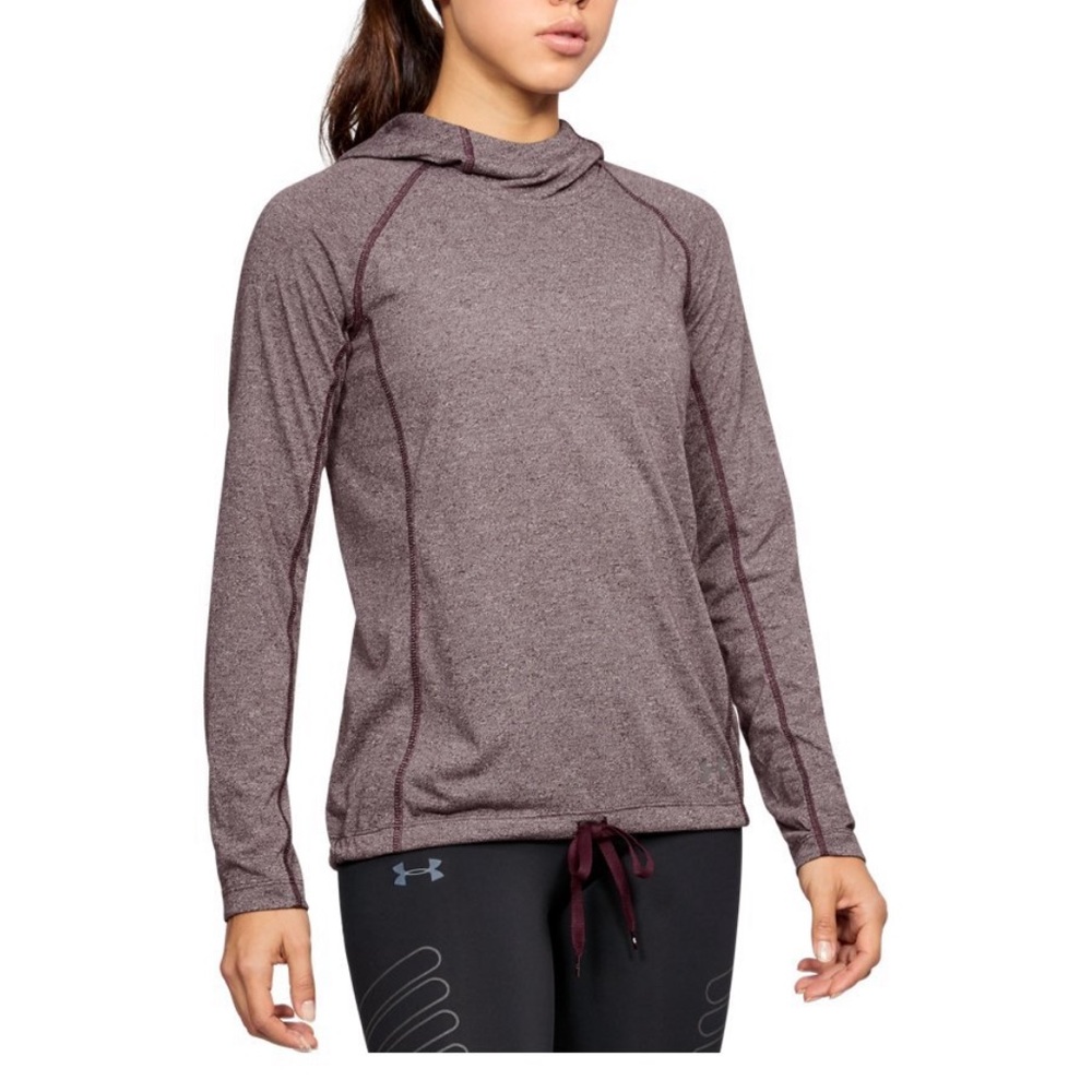UNDER ARMOUR Threadborn HeatGear Loose Hoodie Top